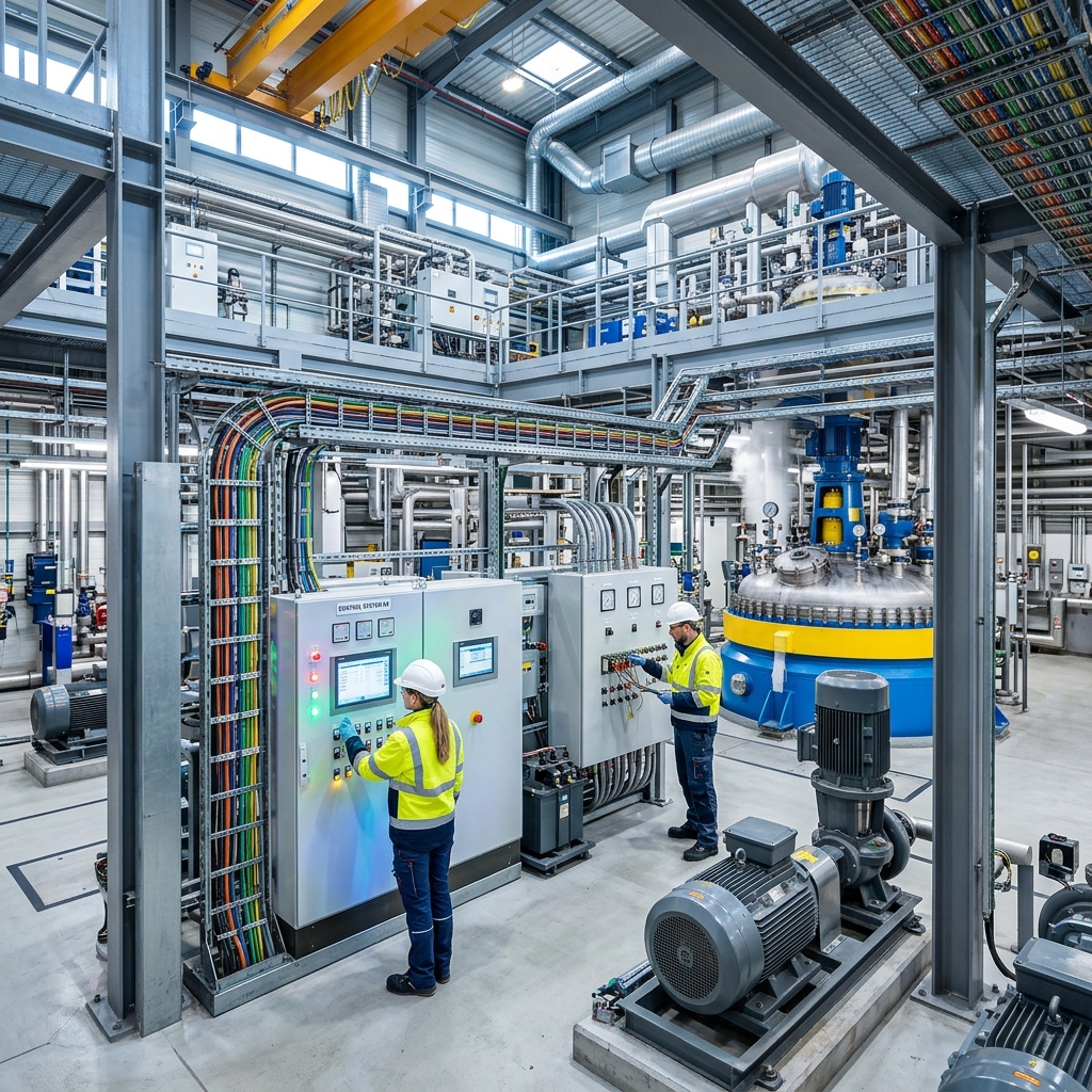Planta industrial moderna